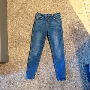 Wax Jean Women's Skinny Jeans in Blue